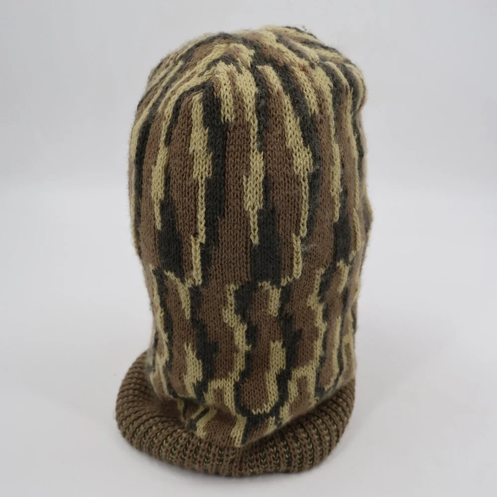 WPL 6134 Camouflage Knit Balaclava Face Mask Mens OSFM Brown Realtree Bark Camo